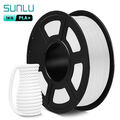 SUNLU 1.75MM PLA+ Filament Weiß PLA PLUS 3D-Drucker Verbrauchsmaterial 1KG Spule