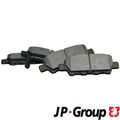 Bremsbelagsatz Scheibenbremse JP GROUP 4063700610 für NISSAN QASHQAI RENAULT 1 2