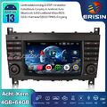 64GB CarPlay Android 13 Autoradio GPS DAB+Wifi Mercedes CLC/G/C Klasse W203 W463