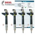 4x EINSPRITZDÜSE 6C1Q-9K546-AC INJEKTOR FORD TRANSIT 2.2 TDCI PEUGEOT BOXER