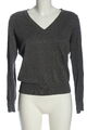 H&M V-Ausschnitt-Pullover Damen Gr. DE 36 hellgrau Casual-Look