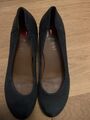 Damen Schuhe Pumps schwarz mit Absatz, elegant, Gr. 37/4 Leder Högl softline 