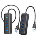 USB 3.0 HUB Verteiler Splitter Adapter Super Speed Datenhub 4 Port für Laptop PC