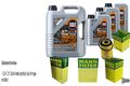 MANN Inspektionspaket 8 L LIQUI MOLY Top Tec 4200 5W-30 für Audi A4 Avant 8W5