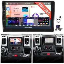 6+128G Carplay Android 13 Autoradio Für Fiat Ducato Peugeot Boxer Citroen Jumper