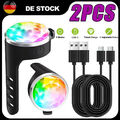 2x Led Leuchtanhänger Hunde Anhänger Halsband Hundehalsband Leuchthalsband RGB