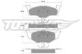 TOMEX Brakes Bremsbelagsatz, Scheibenbremse TX 10-86 für SEAT VW