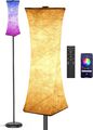 LED Stehleuchte RGB Eckleuchte bunt Modern Stehlampe Farbig Dimmbar 171cm