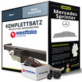 Anhängerkupplung WESTFALIA starr für MERCEDES Sprinter +E-Satz (AHK und ES) Set