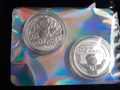Reines Silber 999. Wall Street Wetten Set 2 Münzen 🪙 2oz