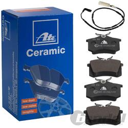 ATE CERAMIC BREMSBELÄGE + WARNKONTAKT HINTEN passend für VW TOUAREG 7L PR=1KQ