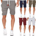 Herren Shorts Kurze Hose Bermuda Sweatshorts Kordel Jogginghose Sporthose 8004