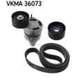 SKF Keilrippenriemensatz VKMA 36073