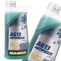 1 LITER MANNOL KÜHLERFROSTSCHUTZ GRÜN HIGHTECH ANTIFREEZE AG13 -40°C KÜHLMITTEL