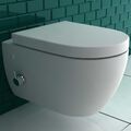 Alpenberger Spülrandlose Toilette Bidet Taharet Wand WC inkl. Armatur Made in EU