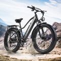 26 Zoll Elektrofahrrad 1000W EMountainbike 45KM/H Shimano E-Bike Fatbike Pedelec