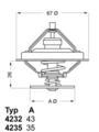 Thermostat für BMW 2000-3.2 (E9),2500-3.3 (E3),3er (E30,E36),5er (E12,E28,E34)