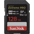 Sandisk Extreme PRO SDXC 128 GB - Speicherkarte - UHS-II - V60 - schwarz