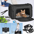 Faltbare Hunde Transportbox Tragetasche Katzentransportbox Transporttasche Box