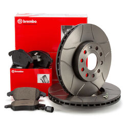 Brembo MAX LINE Bremsscheiben Ø 288mm Beläge Wako für AUDI A3 VW GOLF 5 6 vorne