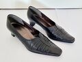 Gabor Damen Pumps schwarz Karree-Kappe Gr. 6,5/ EU 40