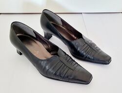 Gabor Damen Pumps schwarz Karree-Kappe Gr. 6,5/ EU 40