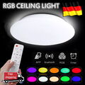 36W RGB LED Deckenleuchte Sternenhimmel Dimmbar Deckenlampe mit Fernbedienung DE