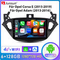 6+128G CarPlay Android 13 Autoradio GPS BT Für Opel Corsa E 2015-19 Adam 2013-16