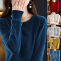 Damen-Pullover Aus Wolle Und Kaschmir Strickpullover Schmal ┛