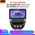 Carplay Android 13 Autoradio Für Peugeot 107 Citroen C1 Toyota Aygo GPS Nav WIFI