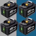 2X 6,0Ah Akku Für Makita 18V 8,0Ah BL1860 BL1850 BL1830 LXT400 9AH Batterie/Akku