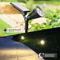 LED Solarleuchte Strahler Solarstrahler Gartenlampe Spot Licht Warmweiß Kaltweiß