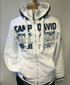 Original Camp David Sweatjacke mit Kapuze Gr. L mit Tapes-Label-Applikationen