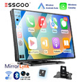 9 Zoll 4K Dash Cam Autoradio Apple CarPlay Android Auto GPS Navigation mit 64G