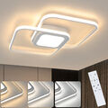 ZMH LED Design Deckenleuchte Dimmbar Fernbedienung Wohnzimmer modern Deckenlampe