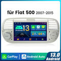 7" Android13 Für Fiat 500 2007-2015 Autoradio 2+64GB GPS Navi BT WIFI FM RDS SWC