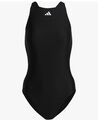 Adidas SOLID TAPE SUIT HR6474 Damen Badeanzug Gr. 36 Schwarz Swimsuit 