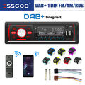 DAB+ Autoradio 1DIN Bluetooth SD USB AM FM AUX-IN Fernbedienung DAB+ Integrierte