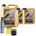 Motoröl 10W40 LIQUI MOLY Leichtlauf 7L +MANN Ölfilter +Cera Tec