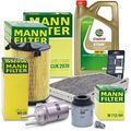 MANN-FILTER INSPEKTIONSPAKET+5L EDGE FST 5W-30 LL FÜR VW GOLF 6 5K 1.2 1.4 Tsi