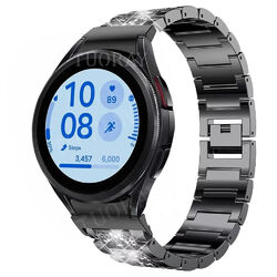 Quick Fit Bling Metall Armband für Samsung Galaxy Watch FE 7 6 5 Pro 4 40mm/44mm