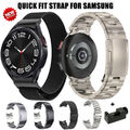 Quick fit Titan Armband Für Samsung Galaxy Watch 6 4 Classic 40-47mm 5 Pro 45mm