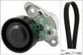 Keilrippenriemen Rippenriemen Satz Schaeffler INA für Skoda 2011-> 529020810