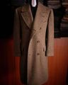 Herrenmantel Brauner Langer Wintermantel Blazer Anzug Business Freizeit Custom