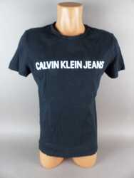 Calvin Klein Herren Shirt S schwarz kurzarm Regular T-Shirt Rundhals (20757)