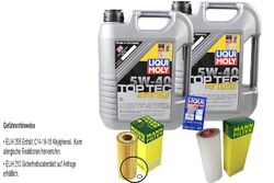 INSPEKTIONSKIT FILTER LIQUI MOLY ÖL 10L 5W-40 für BMW 5er Touring E61 525d 530d