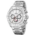 Festina Herrenuhr Edelstahl silber Timeless Chronograph Armbanduhr UF20668/1