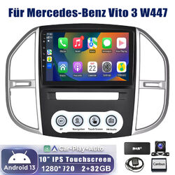 Für Mercedes-Benz Vito W447 32G KAM+ Android 13 Autoradio Carplay Navi RDS BT FM