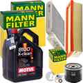 MANN INSPEKTIONSPAKET+5L MOTUL C3 5W-40 ÖL passend für 1.5dci DACIA DUSTER LOGAN