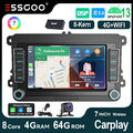 DAB+ KAM Carplay 64G Android 13 Autoradio GPS DSP Für VW GOLF 5 6 Touran Polo 6R